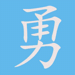 勇的笔顺动画演示