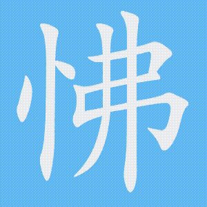 怫的笔顺动画演示