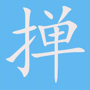 掸的笔顺动画演示