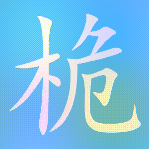 桅的笔顺动画演示