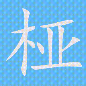 桠的笔顺动画演示