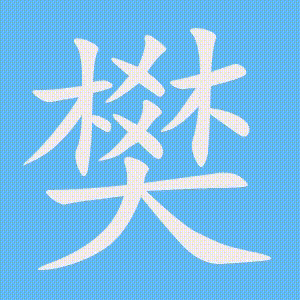 樊的笔顺动画演示