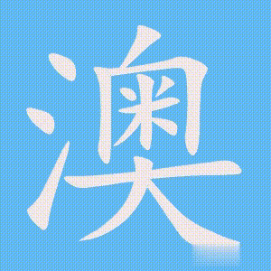 澳的笔顺动画演示