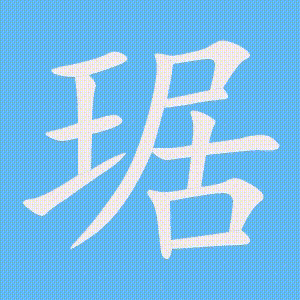 琚的笔顺动画演示