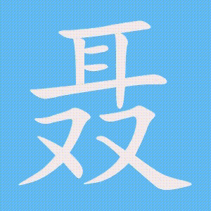 聂的笔顺动画演示