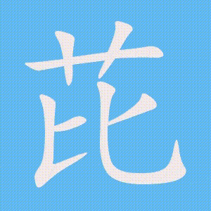 芘的笔顺动画演示
