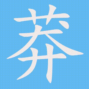 莽的笔顺动画演示