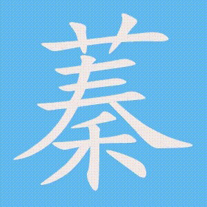 蓁的笔顺动画演示